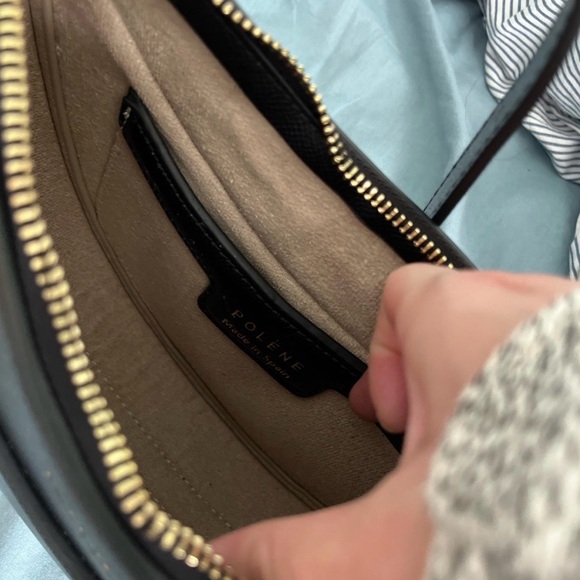 Polene Black and gold hardware Leather Handbag - Picture 4 of 4